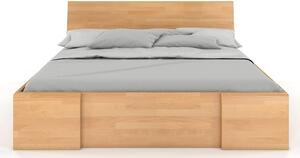 Buková postel s úložným prostorem - Hessler Drawers , 140x200 cm