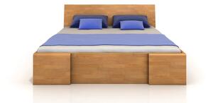 Buková postel s úložným prostorem - Hessler Drawers , Buk přírodní, 180x200 cm