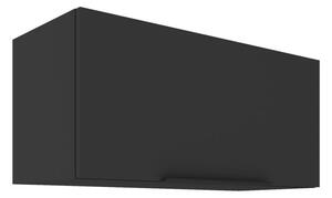 Horní kuchyňská skříňka Sobera 80 GU 36 1F (černá). 1097088