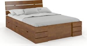 Buková postel s úložným prostorem - Sandemo Drawers , %PARAM { PARAM_NAME = 