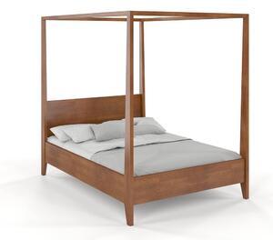 Buková postel s baldachýnem - Canopy , Buk přírodní, 200x200 cm