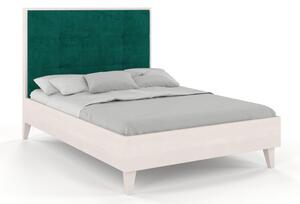 Buková postel s čalouněným čelem - Frida, , 140x200 cm