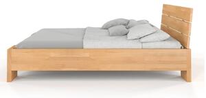 Buková postel Arhus - zvýšená , Buk přírodní, 200x200 cm