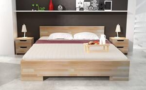 Buková postel Spektrum - zvýšená , 200x200 cm