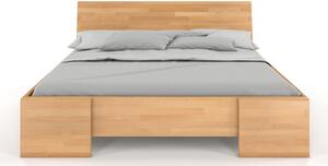 Prodloužená postel Hessler - buk , Buk přírodní, 180x220 cm