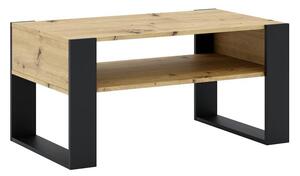Konferenční stolek Corosta 1 (dub artisan + černá). 1097156