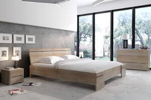Prodloužená postel Sparta - buk , Buk přírodní, 200x220 cm