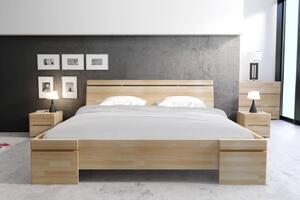 Prodloužená postel Sparta - buk , Buk přírodní, 120x220 cm