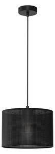 Lustr na lanku LOFT SHADE 1xE27/60W/230V pr. 25 cm černá