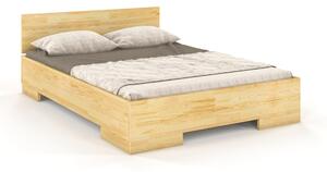 Prodloužená postel Spectre maxi s úložným prostorem a roštem 140x220 cm, borovice masiv, přírodní