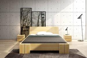 Zvýšená postel Vestre - borovice , Borovice přírodní, 120x200 cm