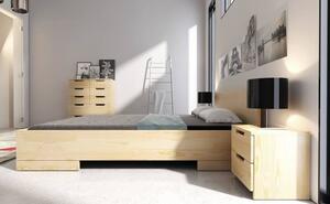 Zvýšená postel Spektrum - borovice , Borovice přírodní, 180x200 cm