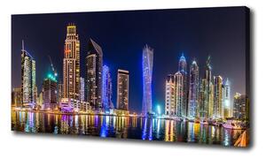 Foto obraz na plátně Noční Dubai oc-64879724