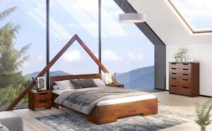 Zvýšená postel Spektrum - borovice , Borovice přírodní, 200x200 cm