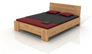 Buková postel s úložným prostorem - Arhus , Buk přírodní, 180x200 cm