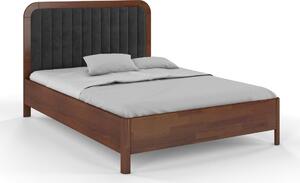 Zvýšená postel s čalouněným čelem - Modena - borovice, , 200x200 cm
