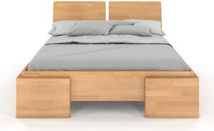 Buková postel Argento - zvýšená , 180x200 cm