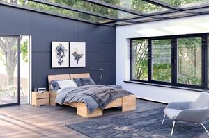 Buková postel Argento - zvýšená , 180x200 cm