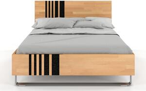 Buková postel Kelly - zvýšená , Buk přírodní, 160x200 cm