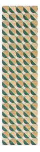 Žluto-zelený běhoun 60x230 cm Carlos Circle Geo – Flair Rugs