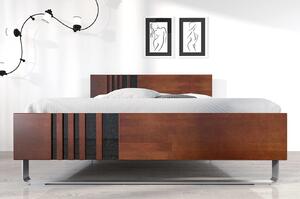 Buková postel Kelly - zvýšená , 180x200 cm