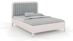 Buková postel s čalouněným čelem - Modena - zvýšená, , Buk přírodní, 160x200 cm