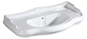 Bílé keramické umyvadlo 100x54,5 cm Retro – Sapho