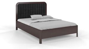 Buková postel s čalouněným čelem - Modena - zvýšená, , Buk přírodní, 160x200 cm