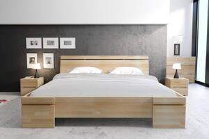 Buková postel Sparta - zvýšená , Buk přírodní, 180x200 cm