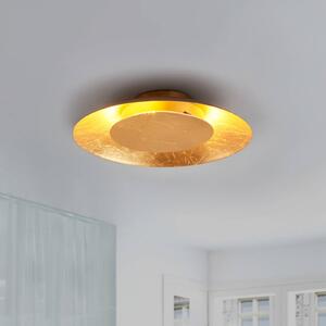 LED stropní svítidlo Keti, zlatý vzhled, Ø 34,5 cm
