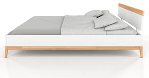 Dřevěná postel s úložným prostorem - Livia - zvýšená , Buk přírodní, 200x200 cm