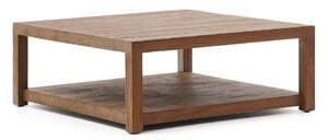 Konferenční stolek z teakového dřeva v přírodní barvě 90x90 cm Sashi – Kave Home