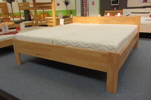 Buková postel Tina 2 - zvýšená , 140x200 cm