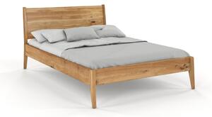 Dubová postel Radom - bezbarvý lak Rozměr: 160x200