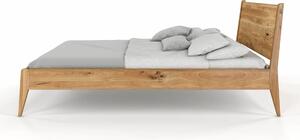 Dubová postel Radom - bezbarvý lak Rozměr: 180x200