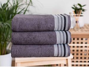 Froté ručník 50 × 100 cm - Dario tmavě šedý