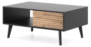 Konferenční stolek WILLOW L104 - dub artisan + černá