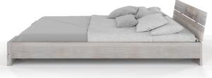 Dubová postel Sandemo - bělený olej , Dub sonoma, 140x200 cm