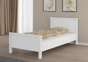 Buková postel Como - jednolůžko , 90x200 cm
