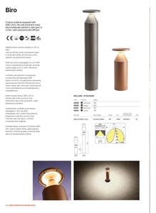 Redo 90591 - LED Venkovní lampa BIRO LED/12W/230V 3000K 70cm CRI90 IP65 antracit
