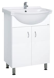 Koupelnová skříňka s umyvadlem Multi Pro 55,5x42,4 cm bílá PRO55NOVA