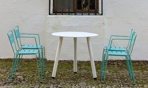 ISIMAR - Židle MALLORCA s područkami - bílá