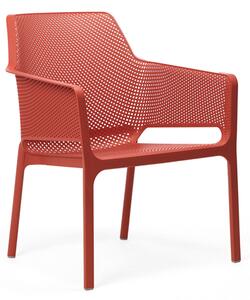 NARDI GARDEN - Židle NET RELAX korálově červená