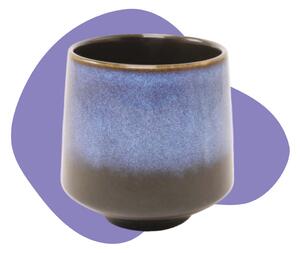 Penerini coffee Keramický šálek - Tea cup - Black and Blue 220 ml
