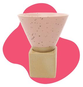 Penerini coffee Trychtýř - Keramický šálek - růžový trychtýř 150 ml