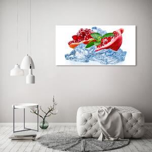 Foto obraz canvas Granátové jablko s ledem oc-66694236