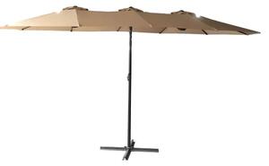 Deštník Tradgard béžový 5 x 456 cm