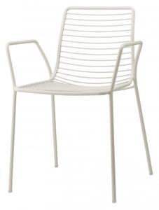 SCAB - Židle SUMMER s područkami - bílá