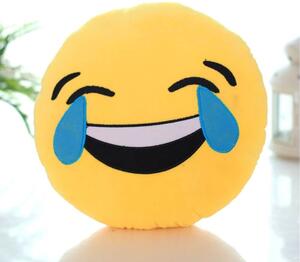 Emoji polštář - slzy radosti