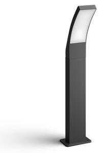 Zahradní sloupkové svítidlo LED 2700K antracitová IP44 PHILIPS UltraEfficient Splay 8721103110053